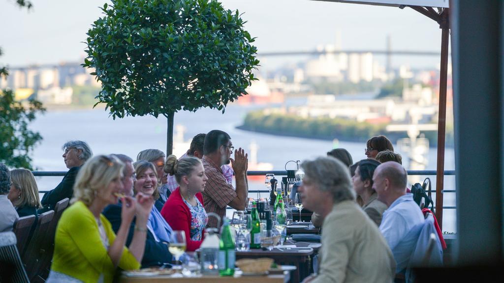 Rainvilles Elbterrassen Hamburg Exterior foto